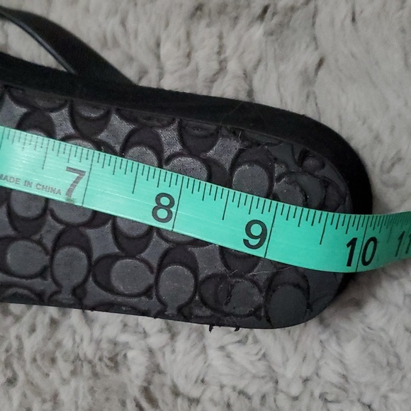 Coach black wedge slippers - Picture 15 of 15